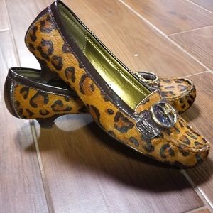 VINTAGE Linea Paolo Haircalf Kitten Pump Loafers